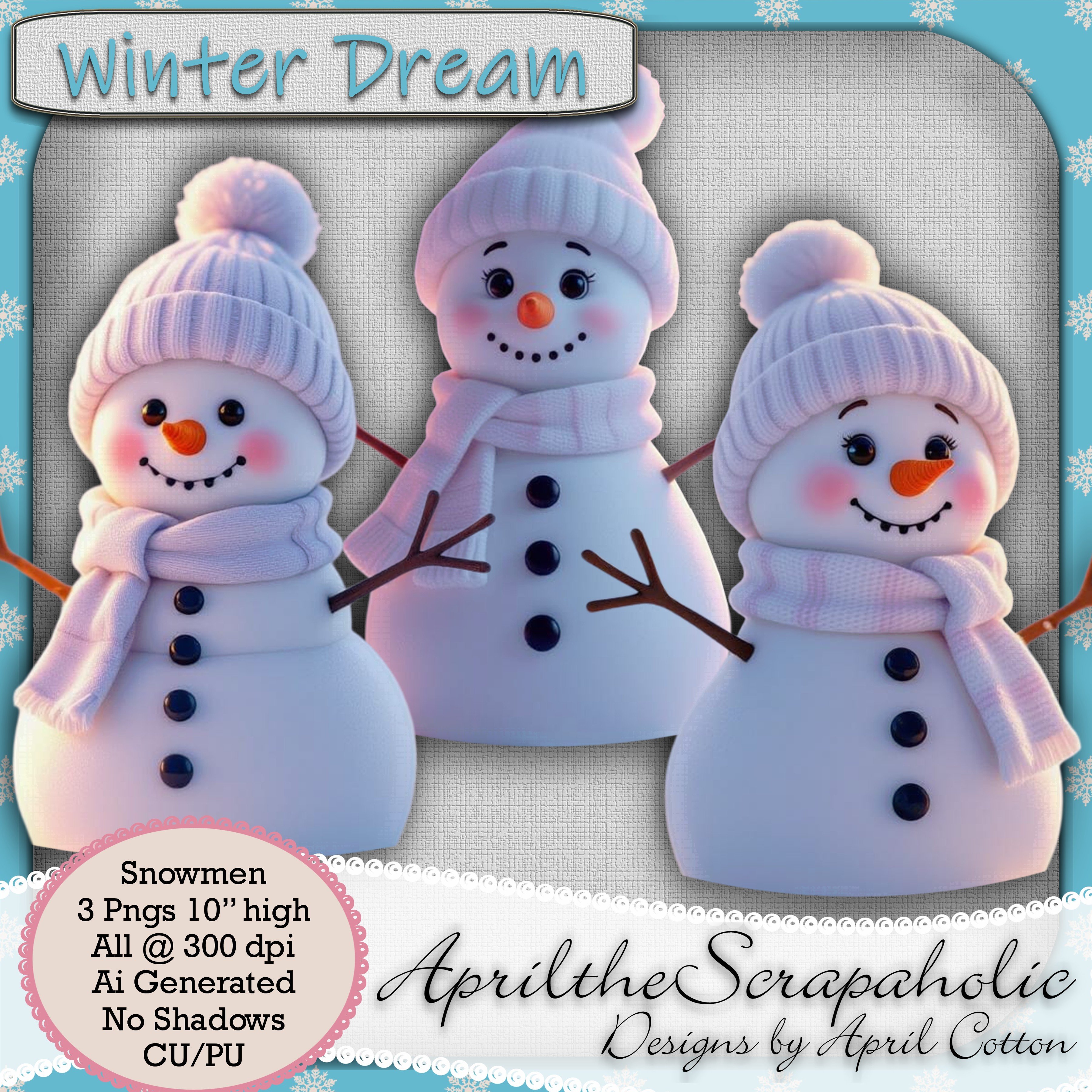 Winter Dream - Snowmen - Payhip