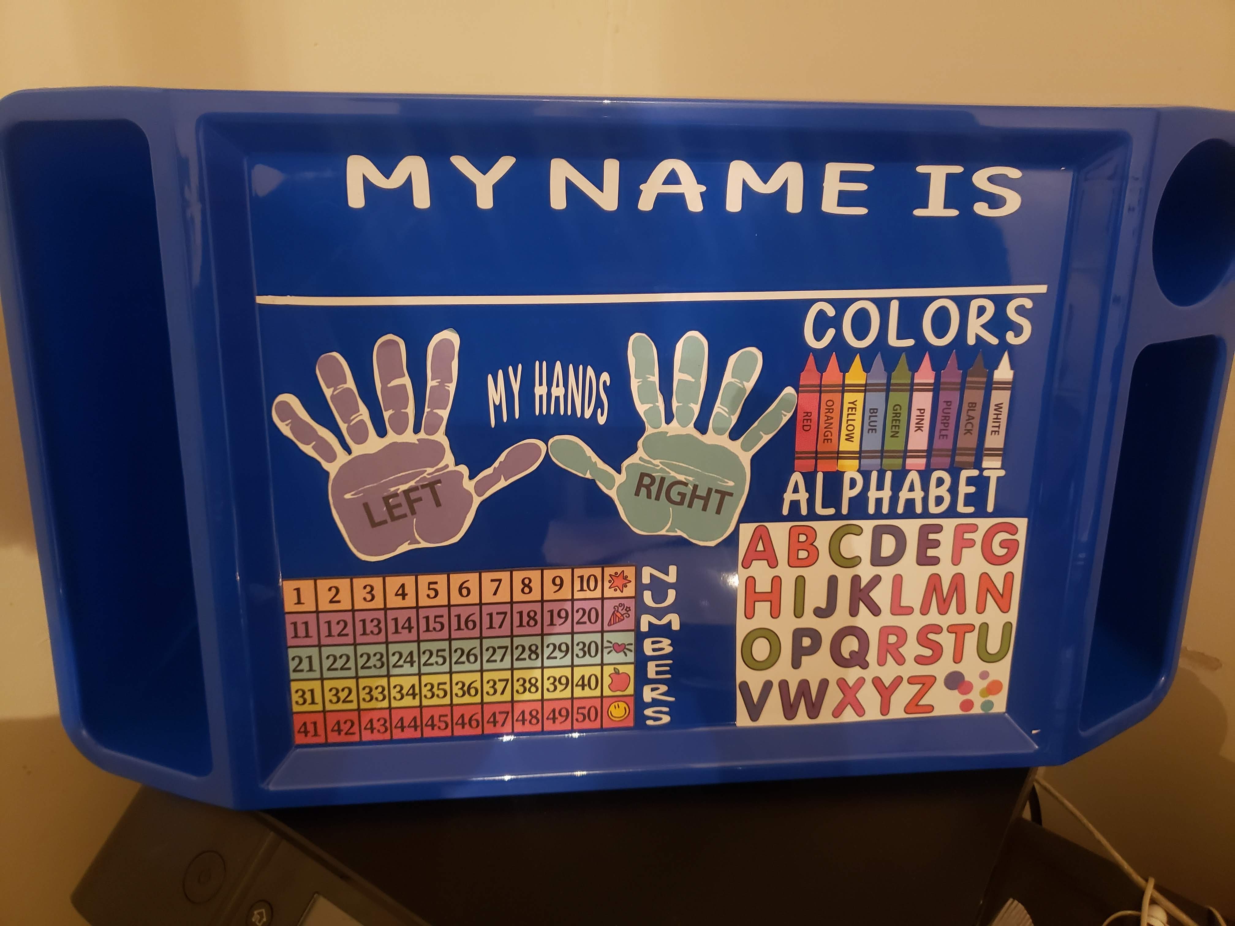 Machine Learning Trays Custom Kids Learning Trays - Payhip