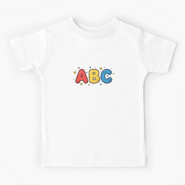 ABC Fun! Colorful Alphabet for Little Learners Kids T-Shirt