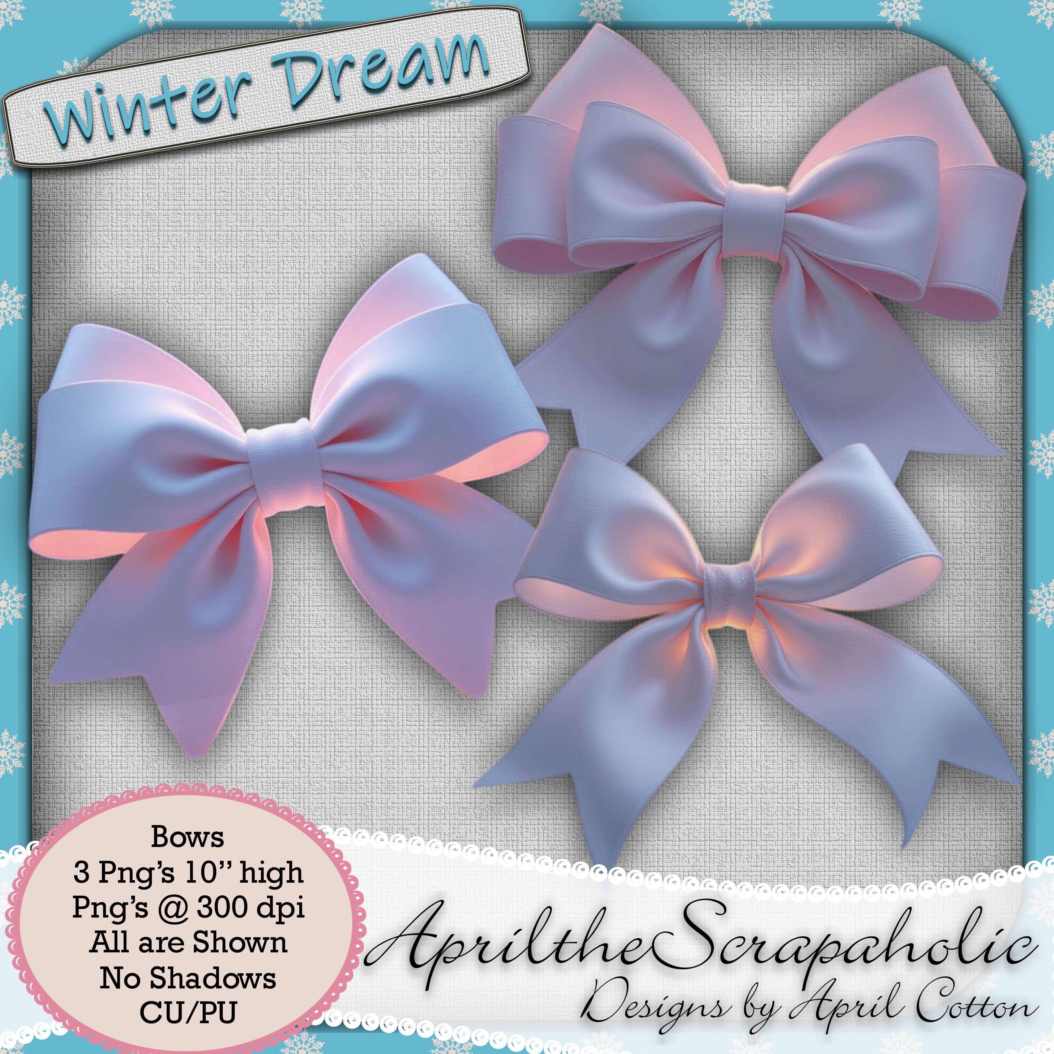 Winter Dream - Bows - Payhip