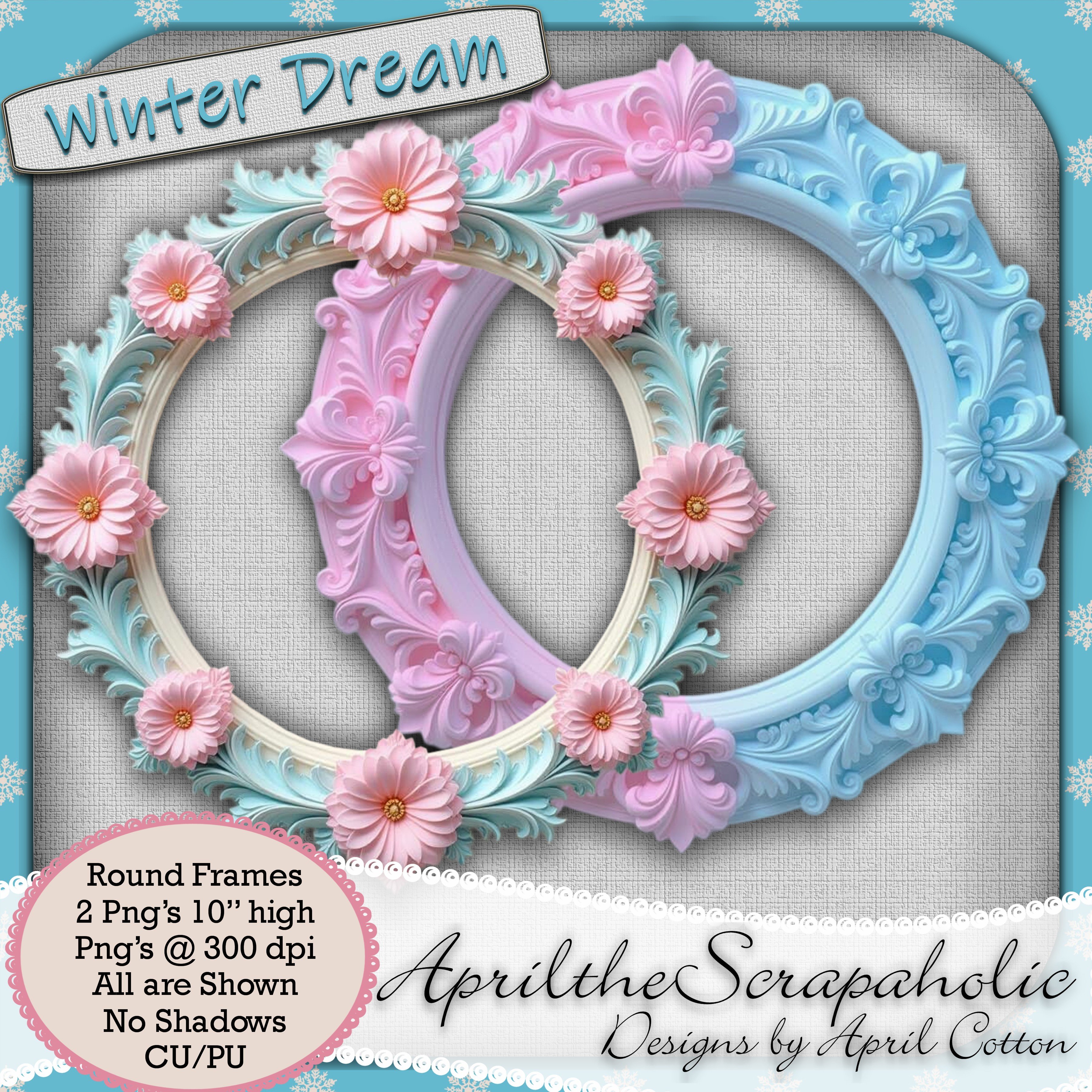 Winter Dream Frames and Bows - Payhip