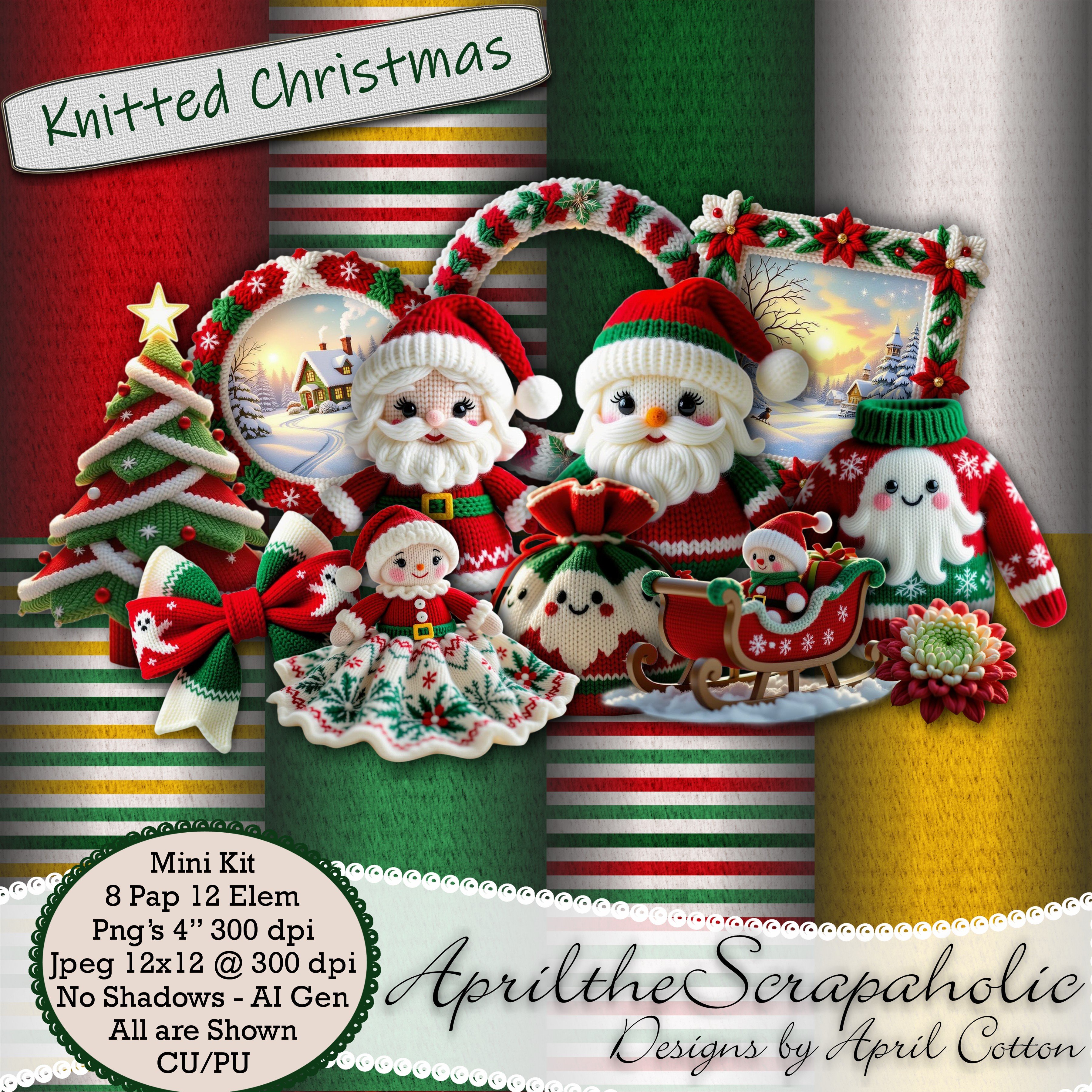 Knitted Christmas - Mini Kit - Payhip
