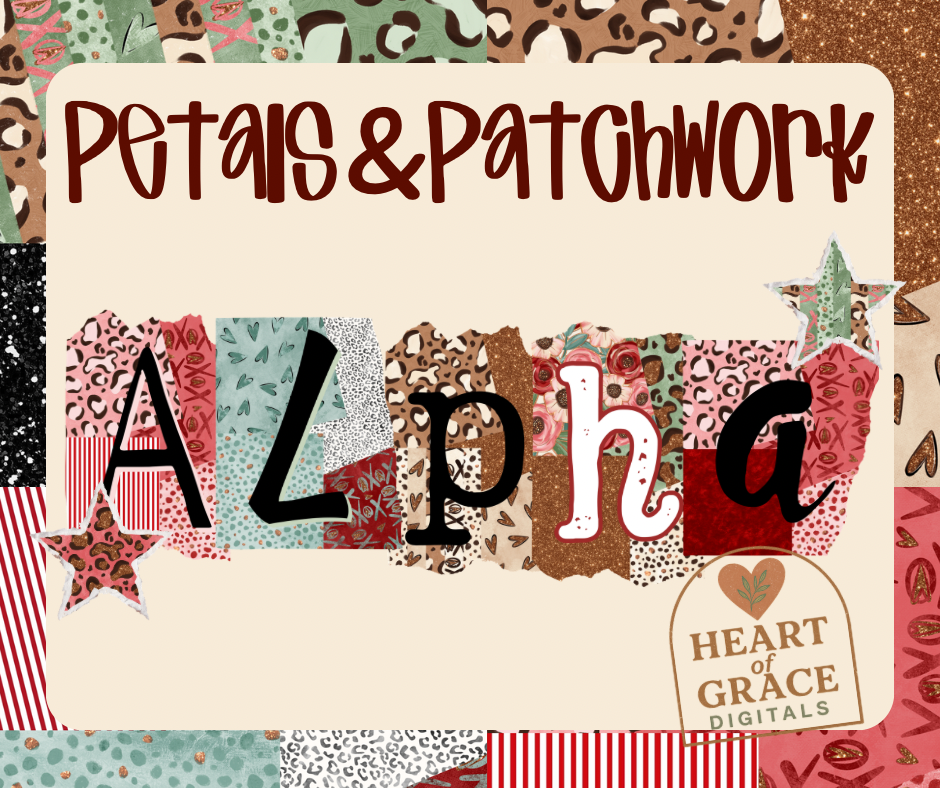 Petals & Patchwork Alpha Set - Payhip