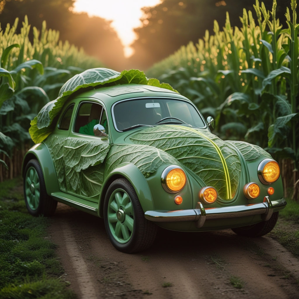 A whimsical cabbage car - Payhip