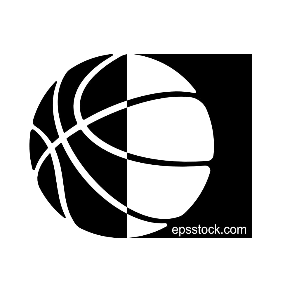 white and black basketball