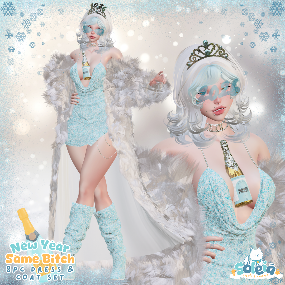 New Year, Same Bitch - 8pc New Years Eve Inspired Outfit Set (NYE)