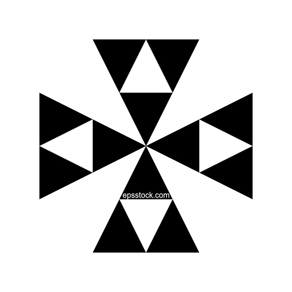 cross of triangles