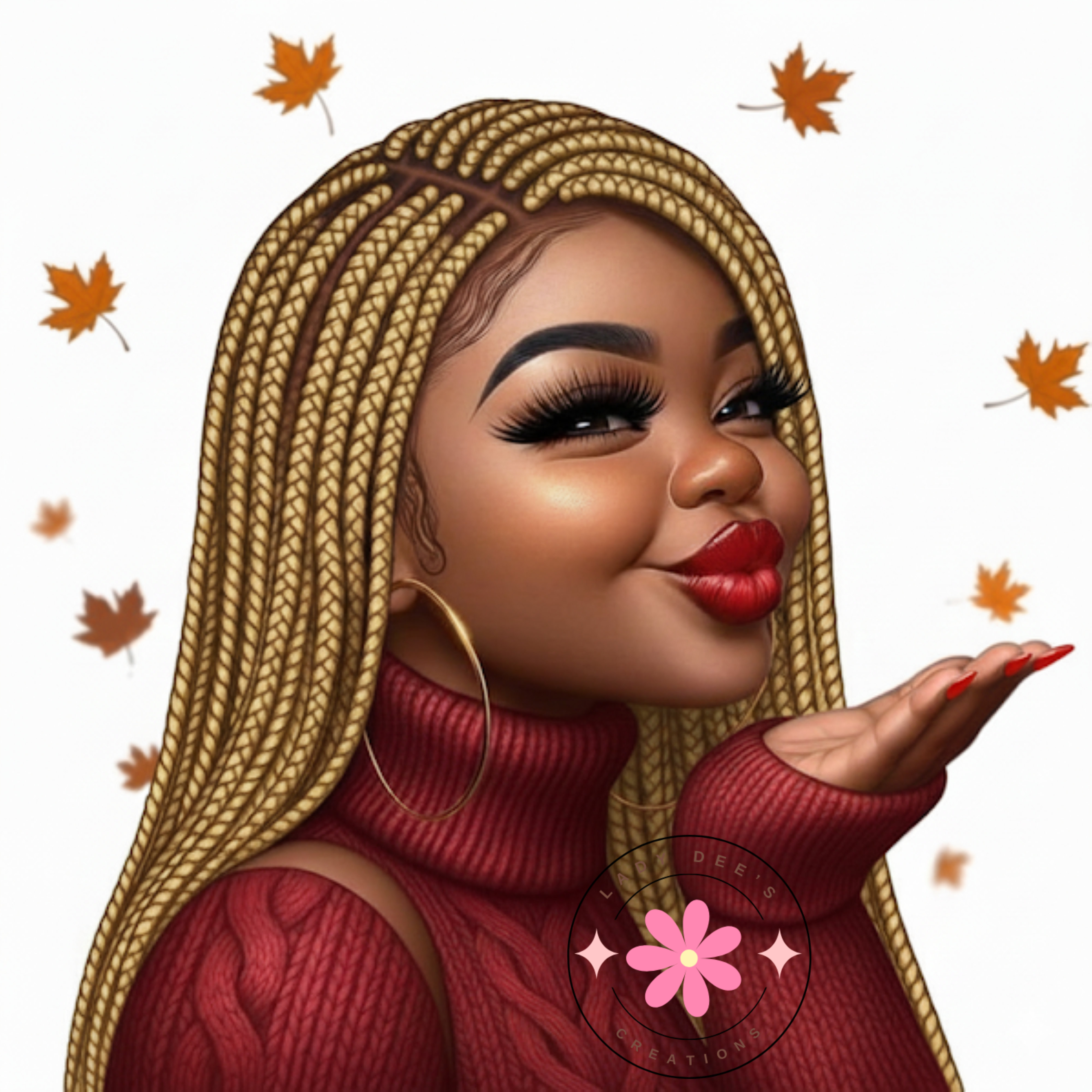 Fall Chibi Girl Clipart - Payhip