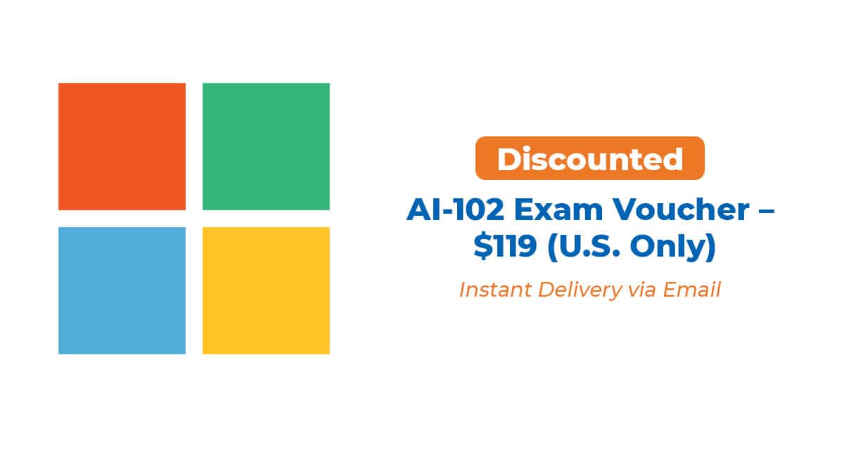 Designing and Implementing a Microsoft Azure AI Solution (AI-102) Exam Voucher – Azure AI-102 discounted exam voucher – Official Microsoft Voucher from EvolveSkill