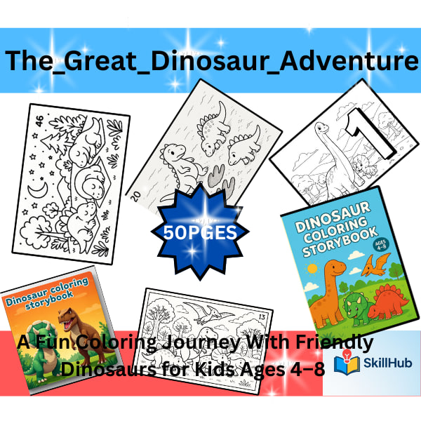 dinosaur coloring kids