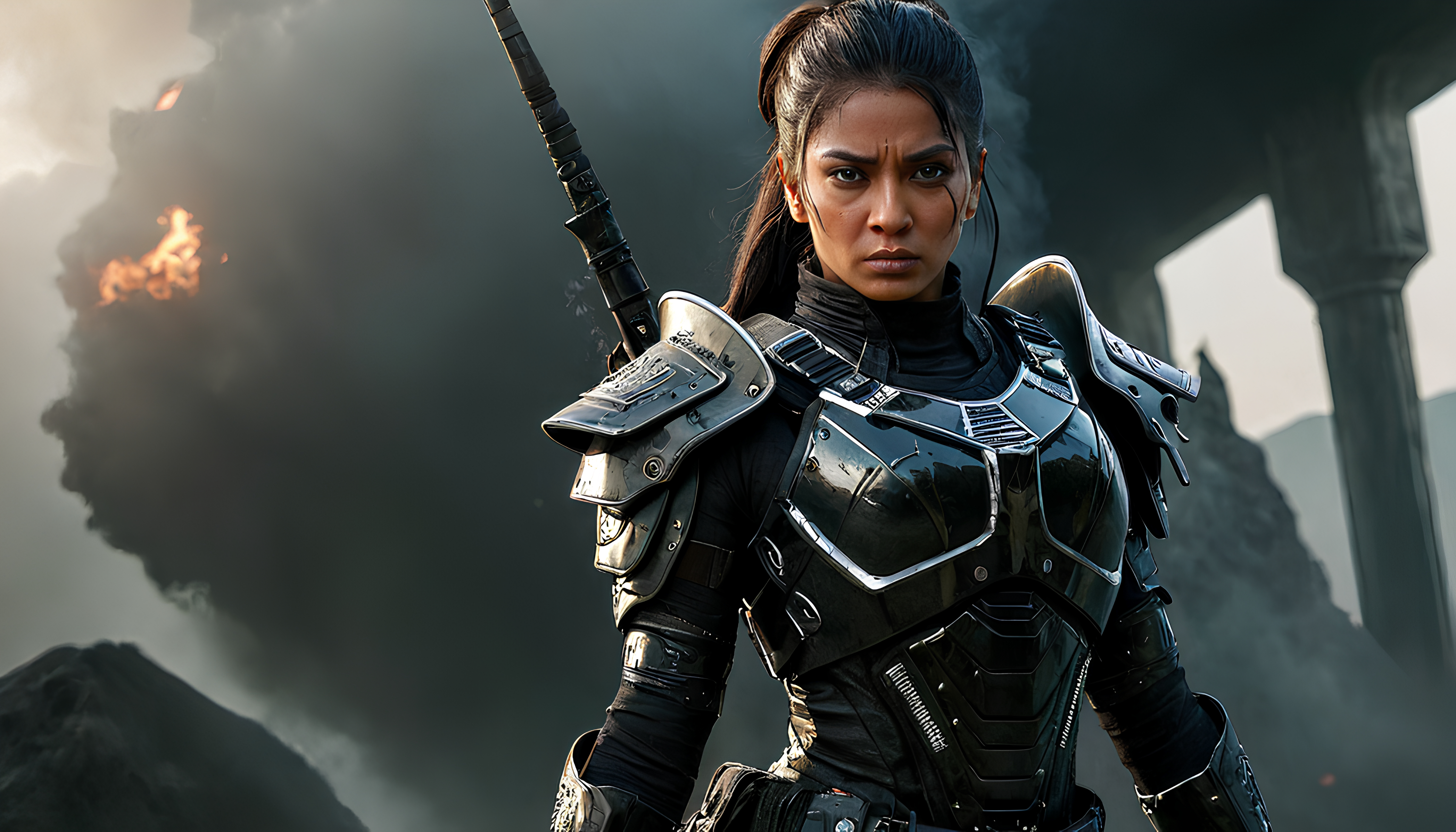 Indiana female member of the sisters of blades