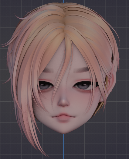 Simple Male/Androgynous Chihiro Head Edit