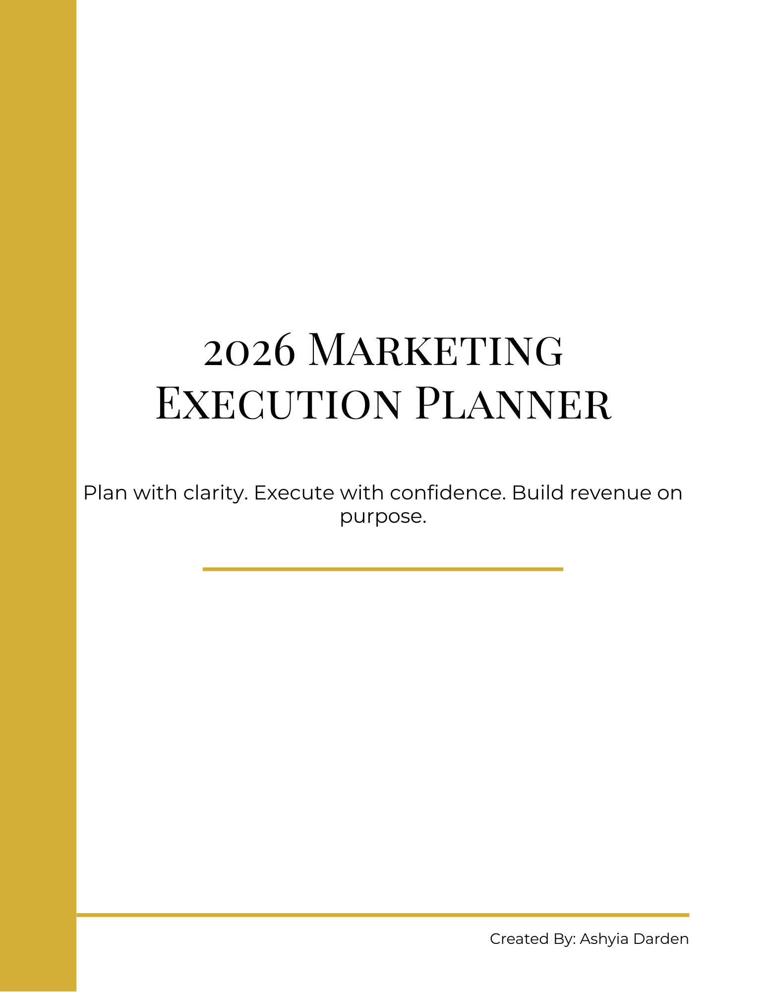 2026 Marketing Execution Plan - Payhip