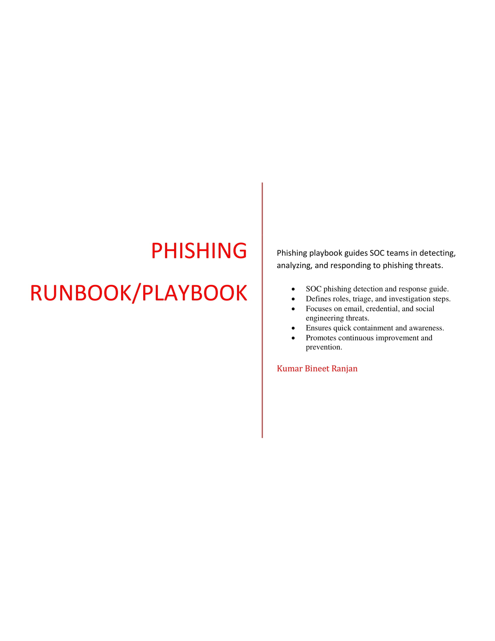 PHISHING INCIDENT RUNBOOK / PLAYBOOK - Payhip