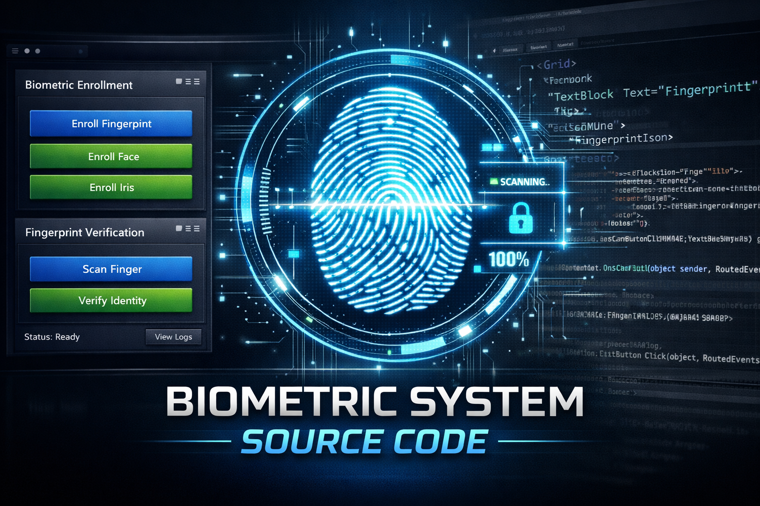 Biometric Enrollment & Verification System C# WPF Source Code with ...