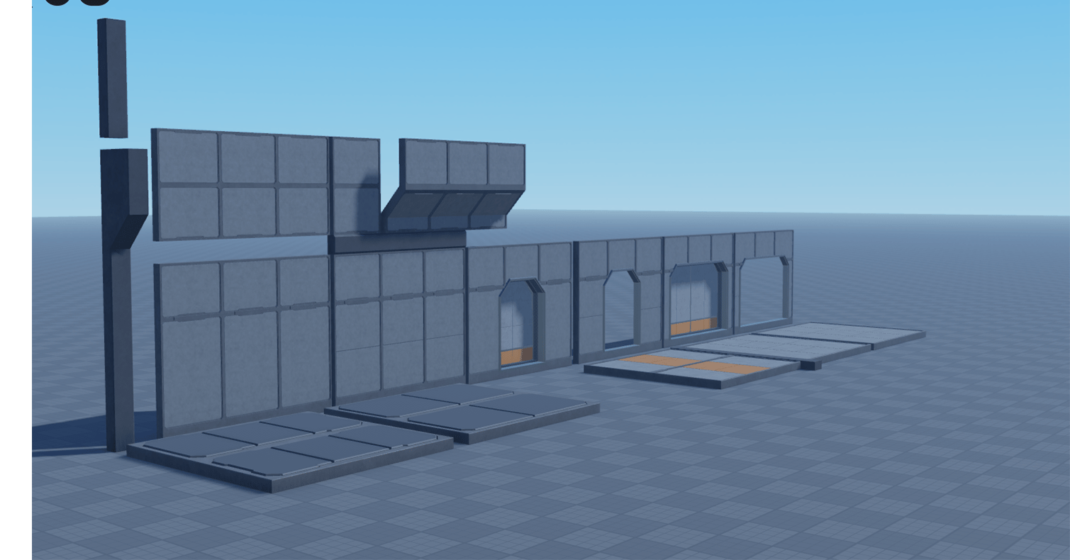 Scp Rts Wall Design Lowpoly SCP-F Walls - Payhip