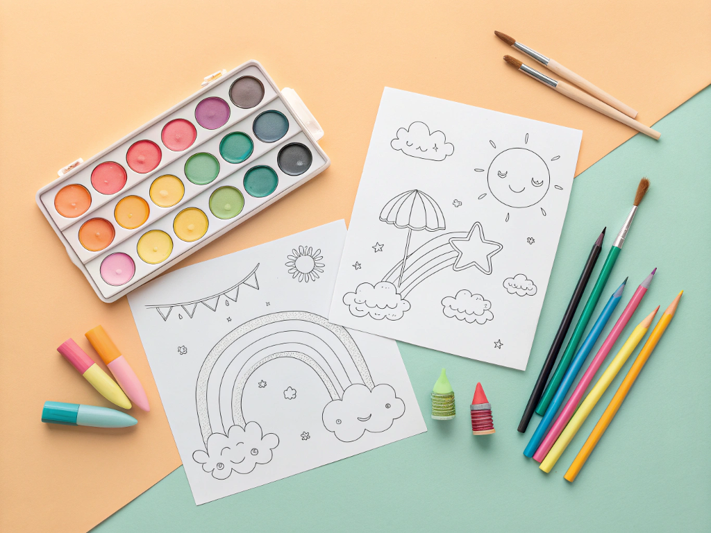 Bustaan Claire - Coloring & Creative Pages - Payhip