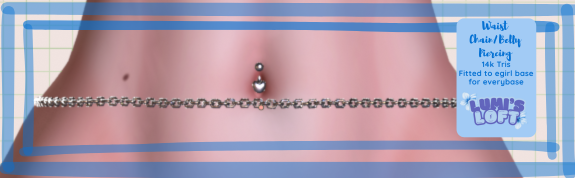 Waist Chain and Belly Pericing Nitro Asset