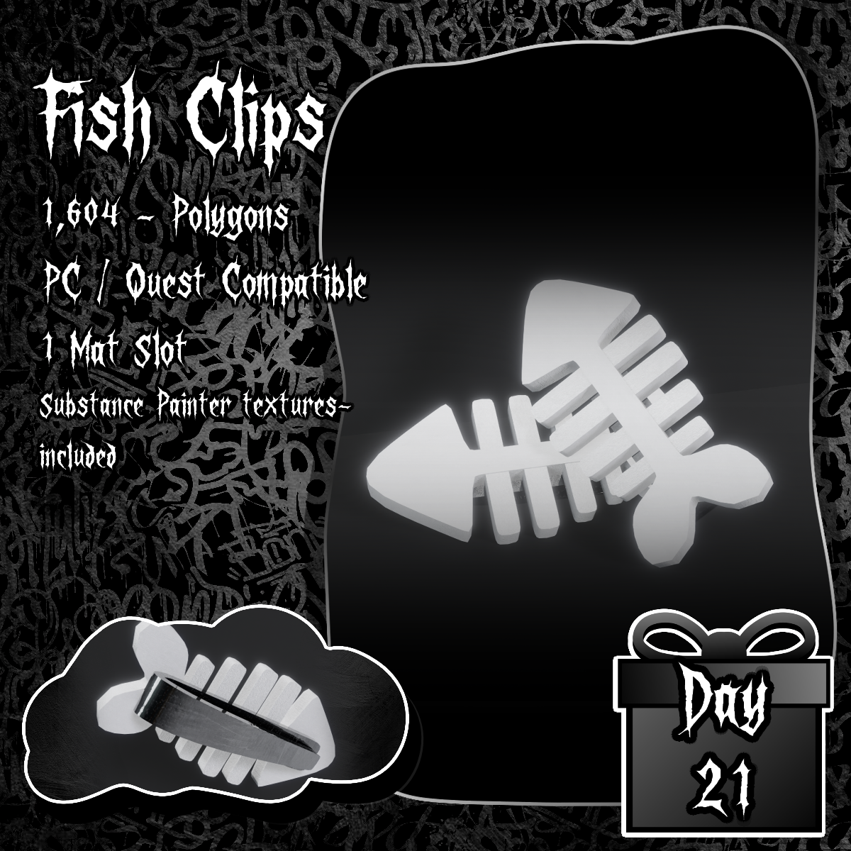 ⛧Fish Clip⛧ Advent Calendar FREE