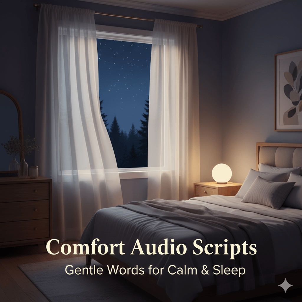 Comfort Audio Scripts – Gentle Words for Calm & Sleep - Payhip