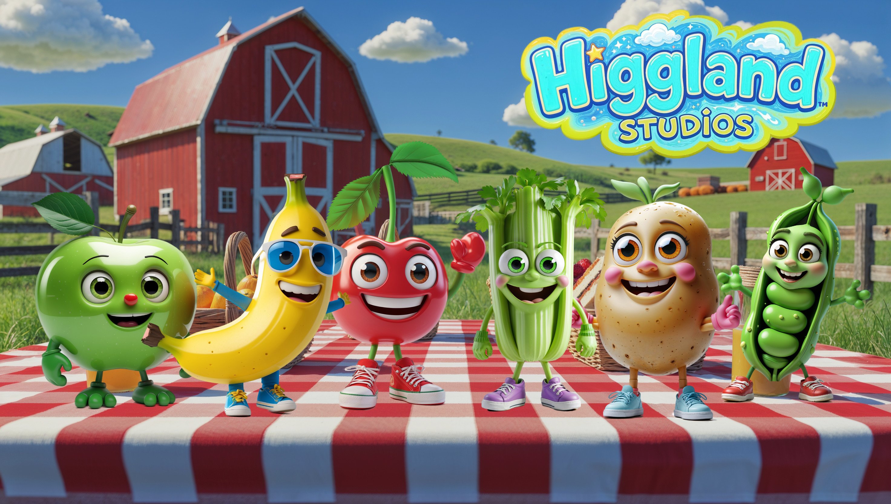 Higgland Farm Friends | Dancing Fruit Videos