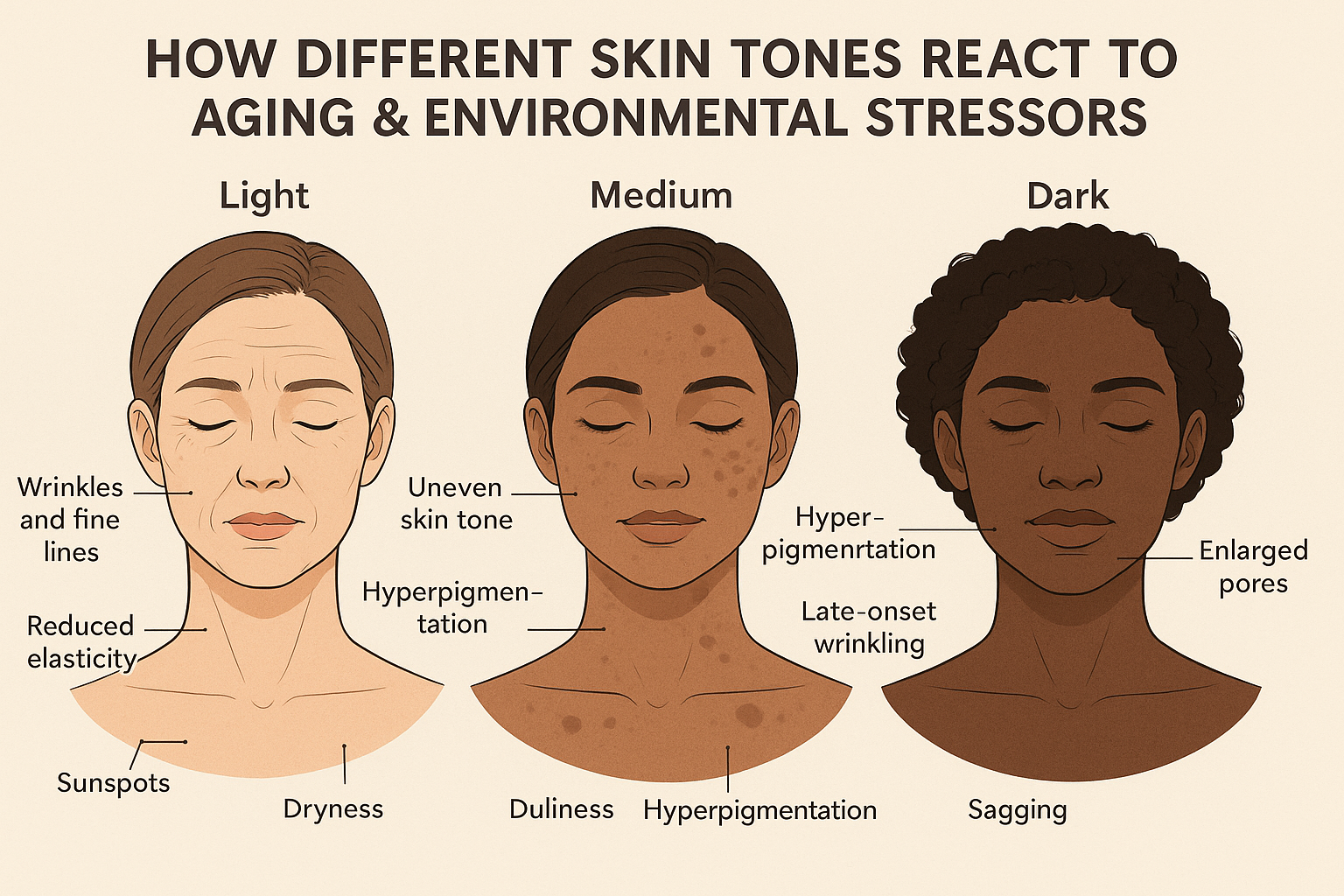 Skin Tone Problem How Different Skin Tones React to Ageing and Environmental Stressors ...