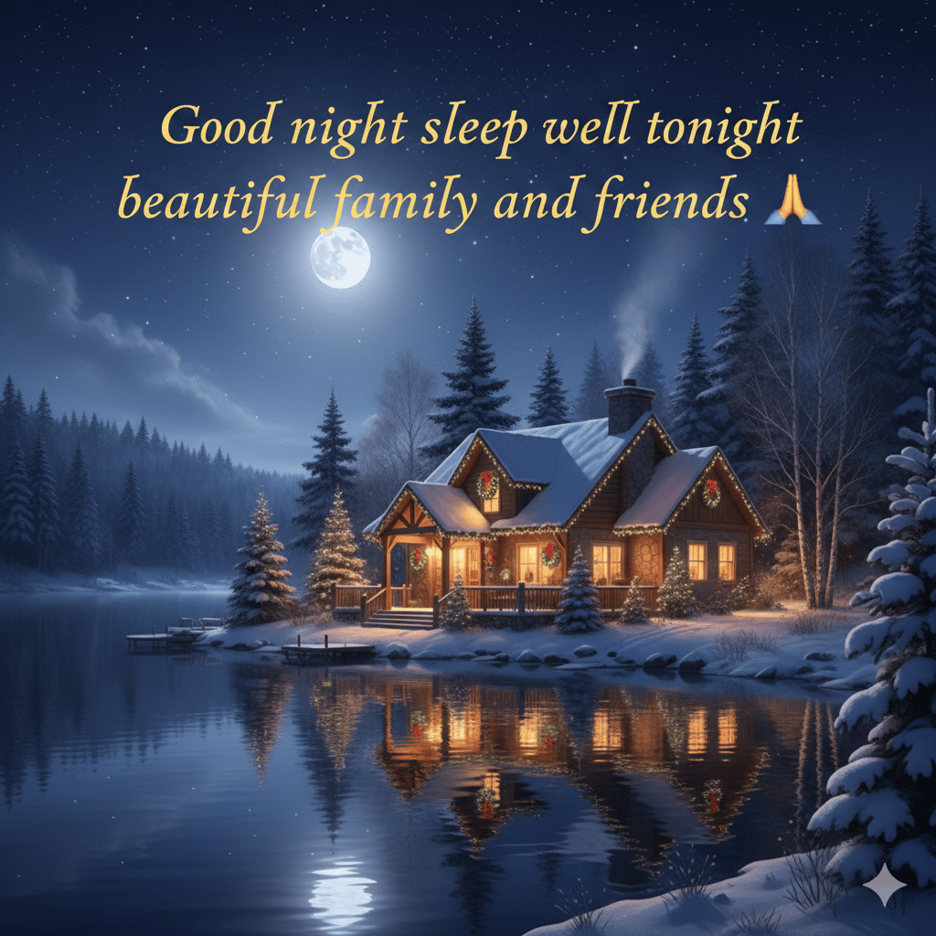 A peaceful and beautiful good night scene - Payhip