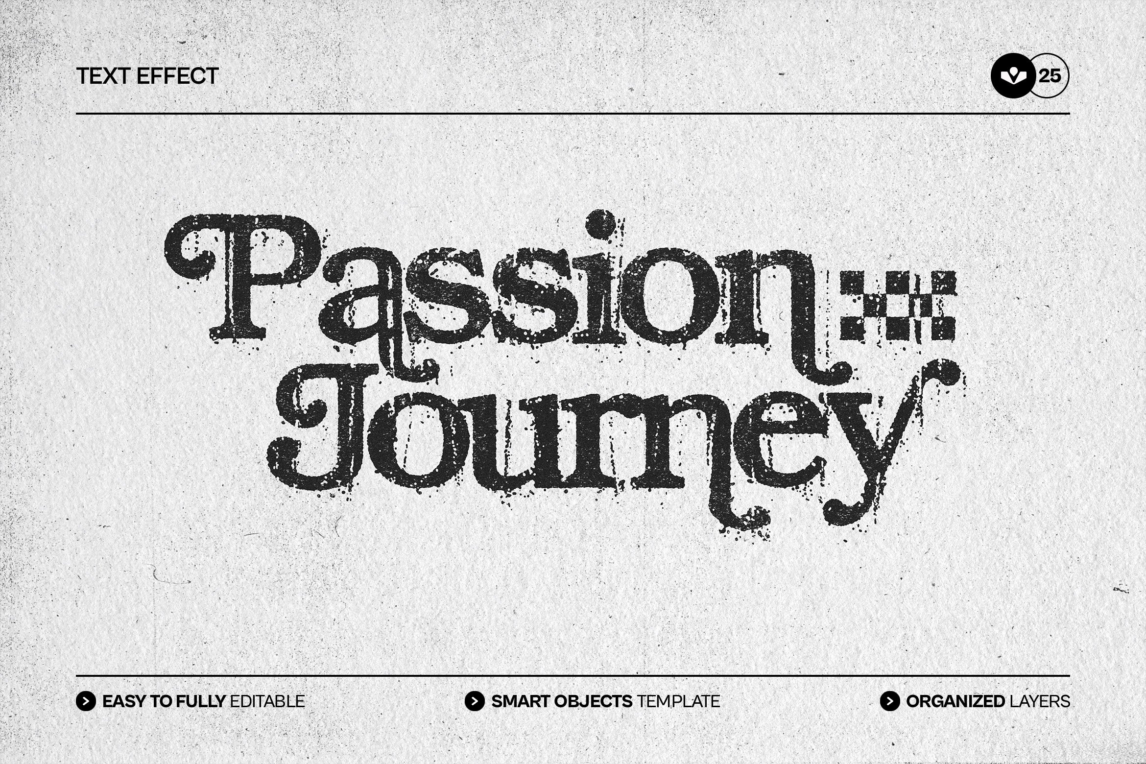 Ink Distortion Text Effect - Payhip
