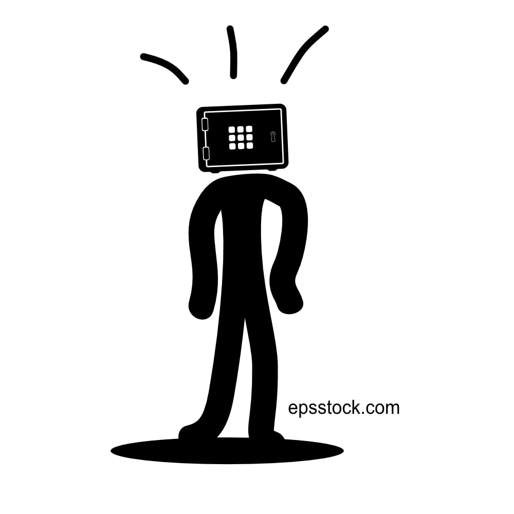 The symbol of an idiot