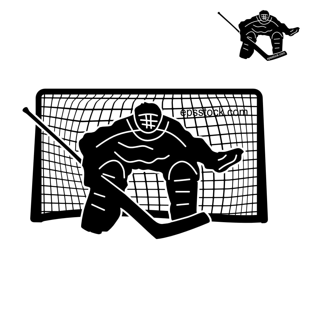 hockey Goaltender symbol