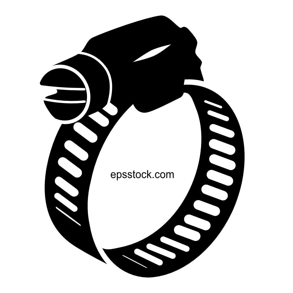 Metal Hose Clam symbol