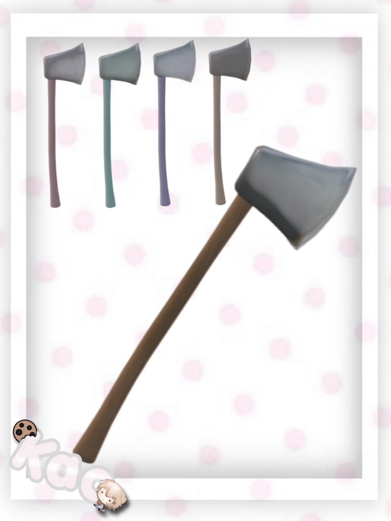 𝑴𝒖𝒍𝒕𝒊𝒄𝒐𝒍𝒐𝒓 𝒂𝒙𝒆 !! (axe asset NITRO FREE)