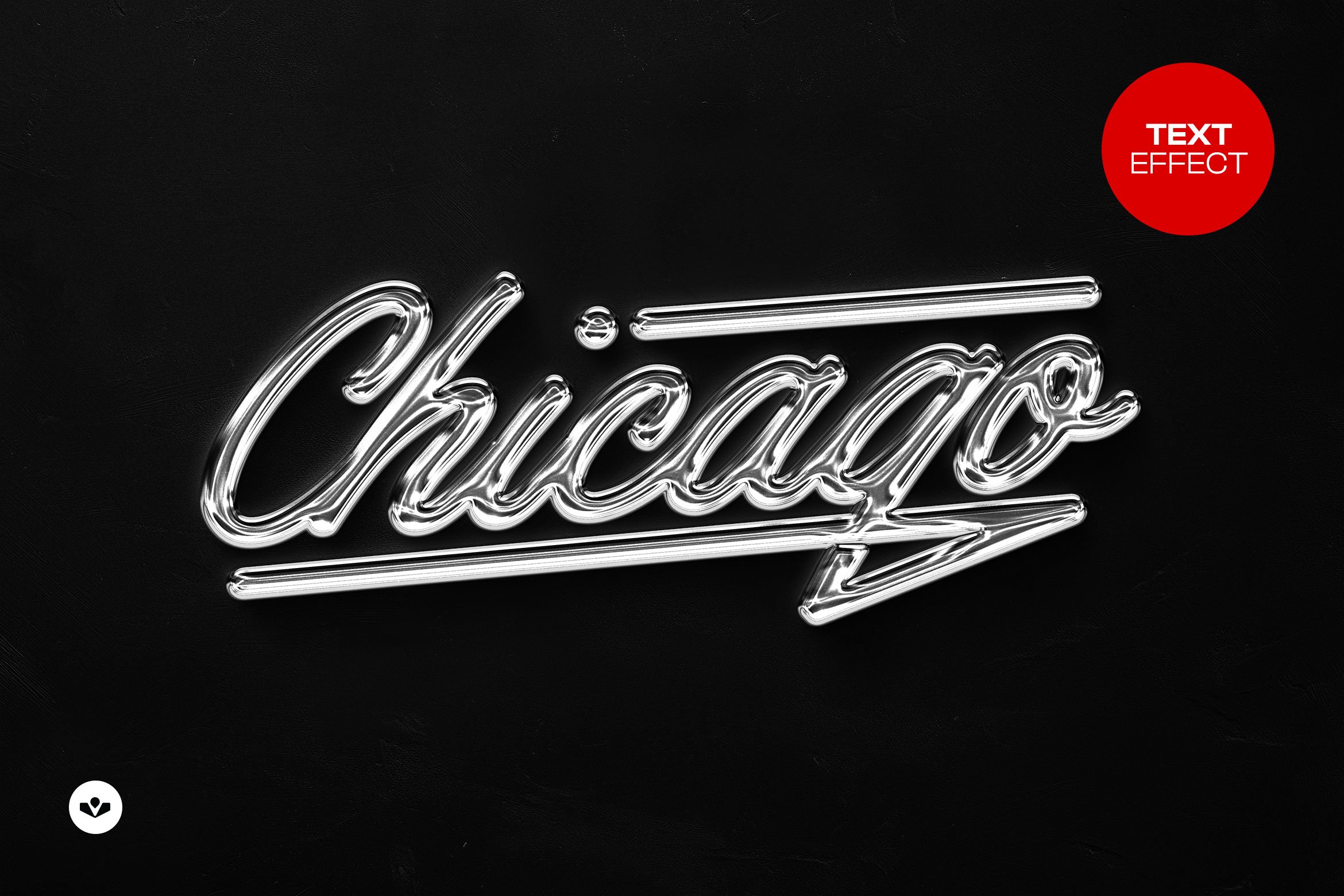 Metal Chrome Text Effect - Payhip