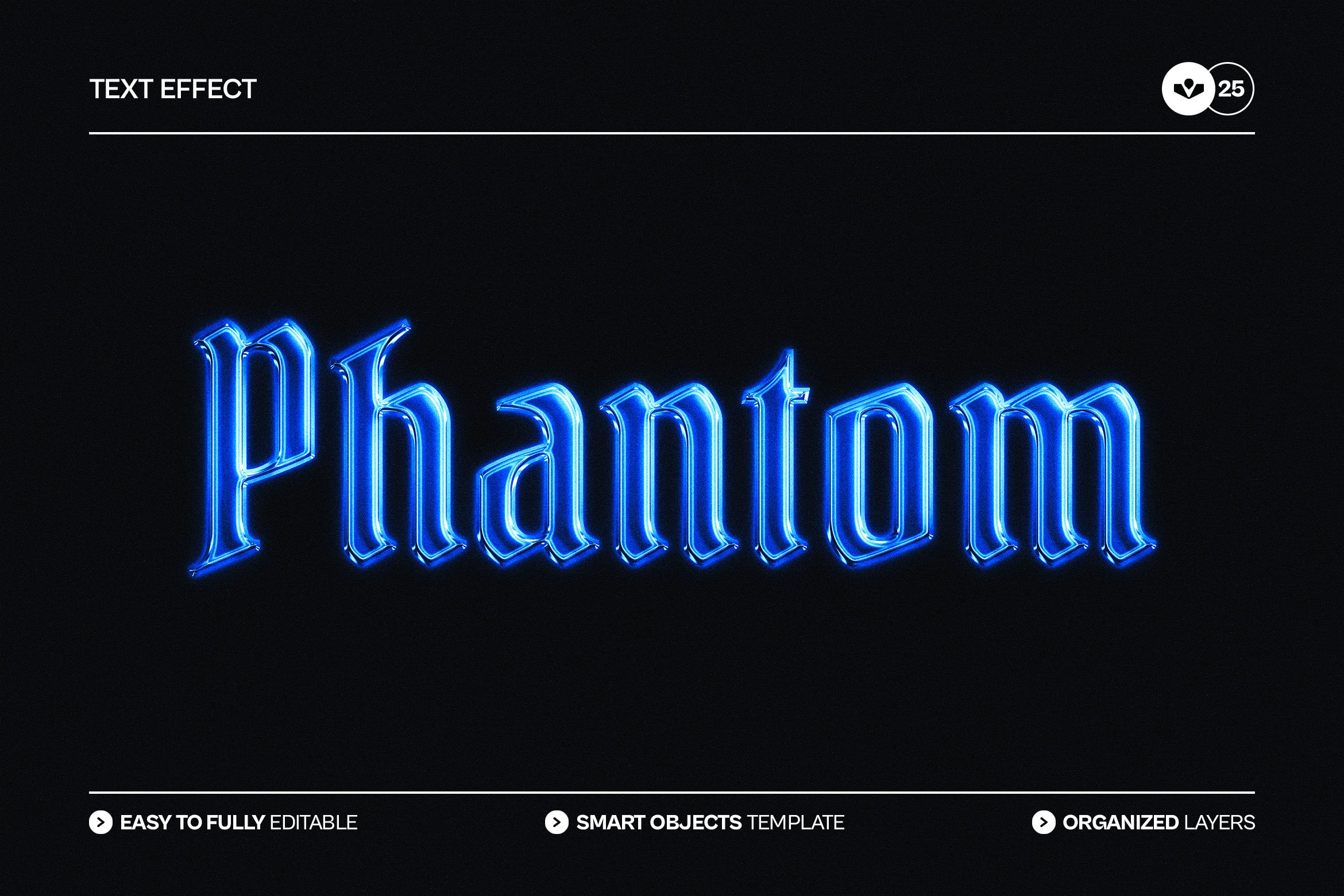 Gothic Chrome Text Effect - Payhip