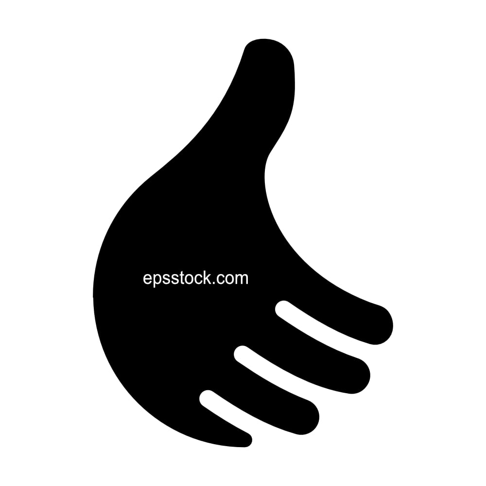 a hand expressing positive emotions