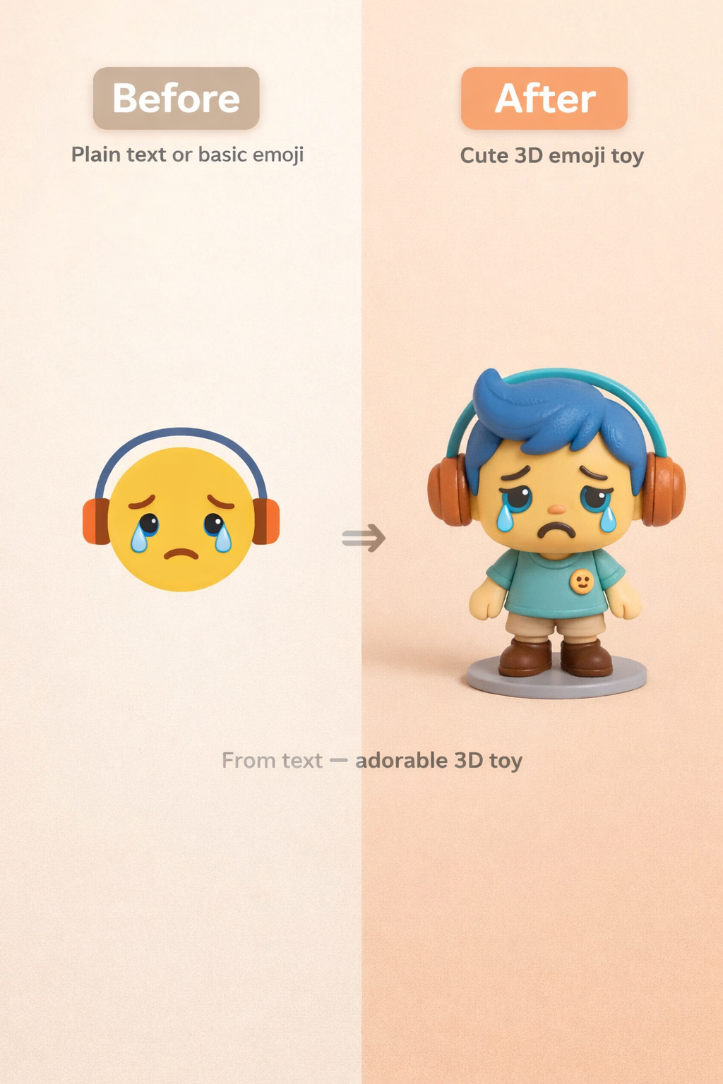 Adorable 3D Emoji Toy Maker - Create Unlimited Cute 3D Characters with ChatGPT (Prompt + Examples)