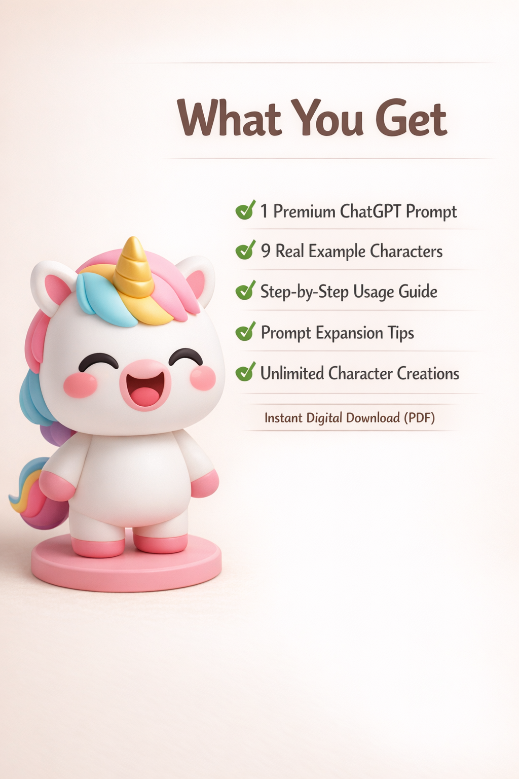 Adorable 3D Emoji Toy Maker - Create Unlimited Cute 3D Characters with ChatGPT (Prompt + Examples)