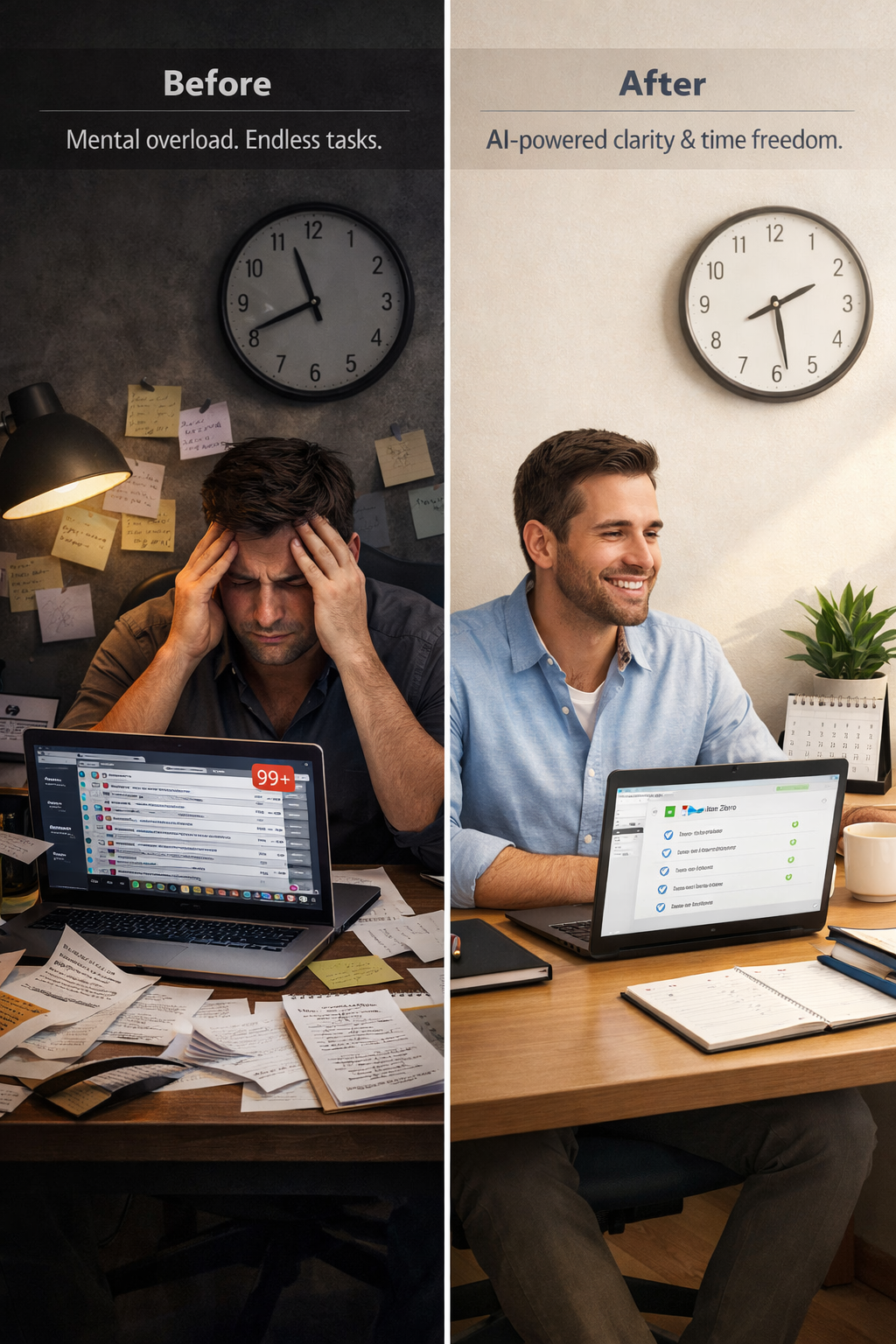 Stop Working Late: How AI Can Save You 10+ Hours a Week The Simple AI System for Busy Professionals, Freelancers & Small Business Owners