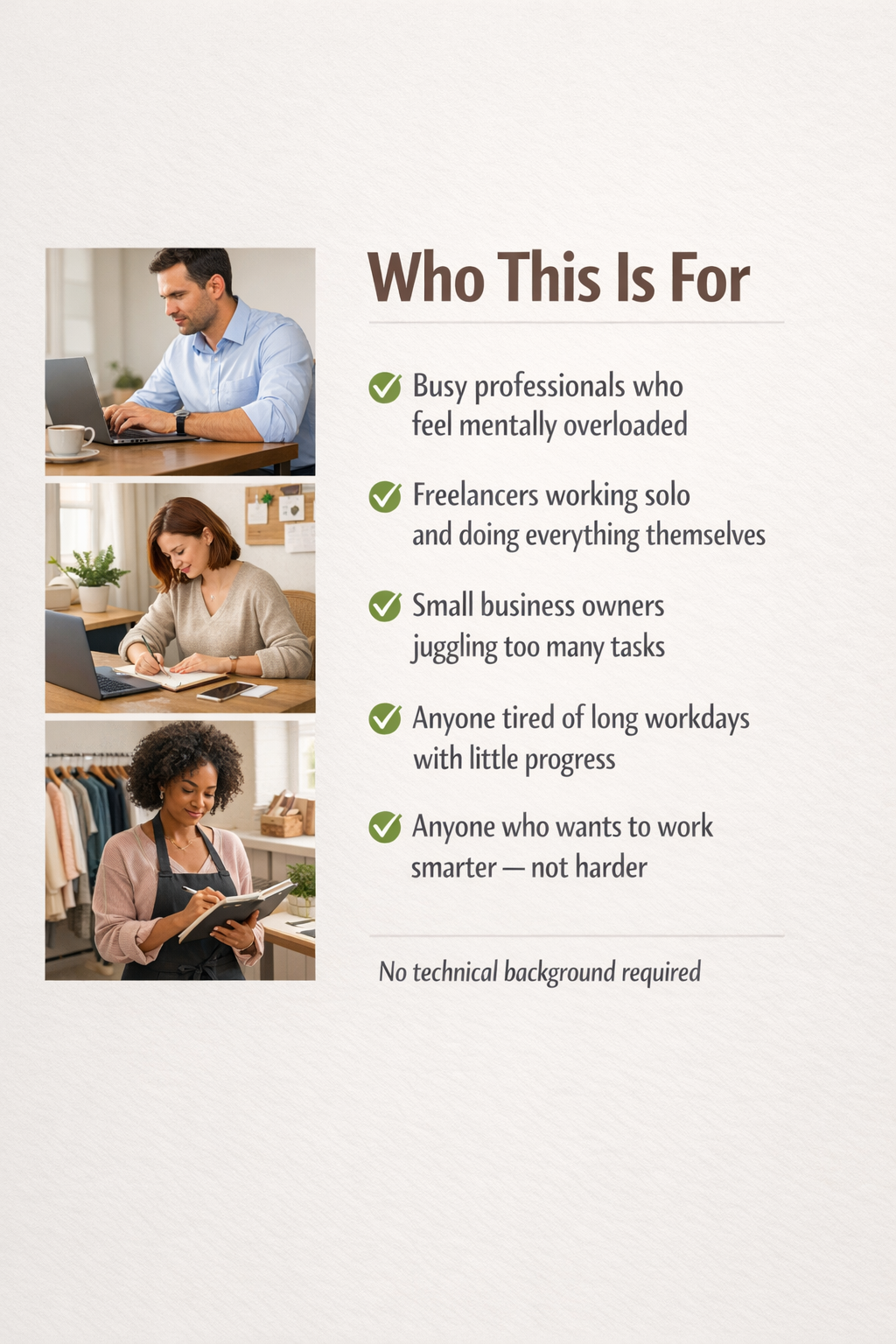 Stop Working Late: How AI Can Save You 10+ Hours a Week The Simple AI System for Busy Professionals, Freelancers & Small Business Owners