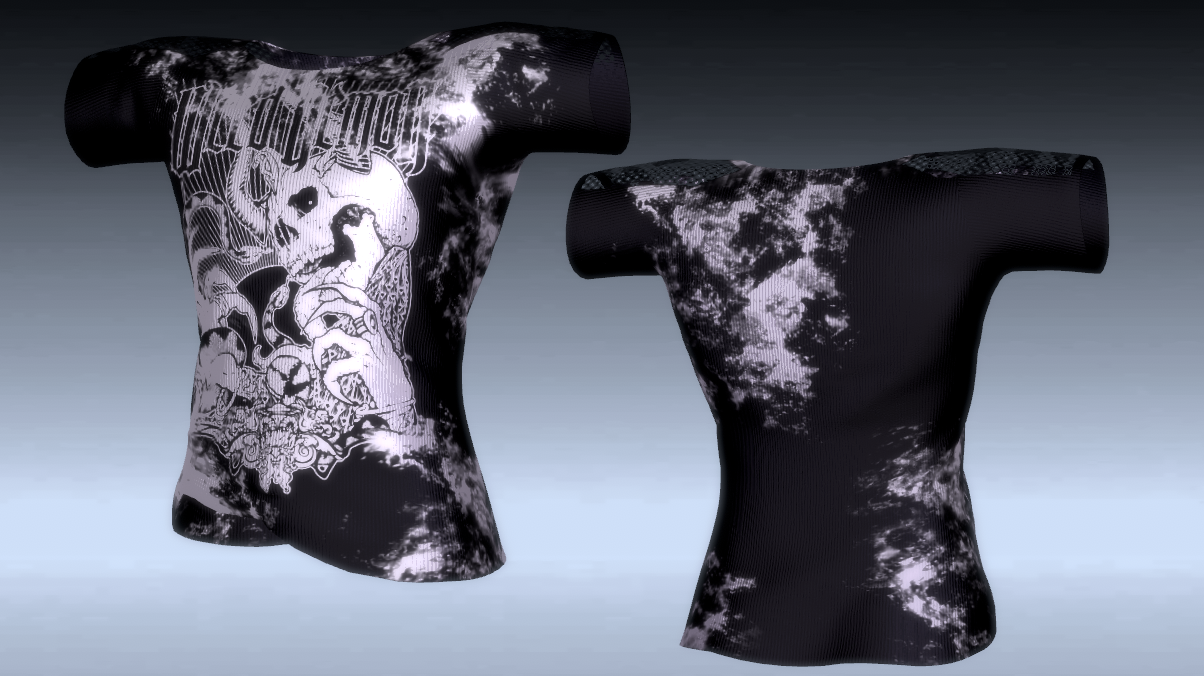 Male t-shirt (3D Model Asset)(Commercial license)