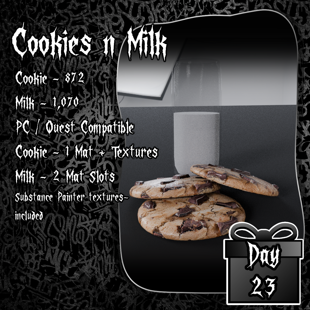 ⛧Cookies n Milk⛧ Advent Calendar FREE