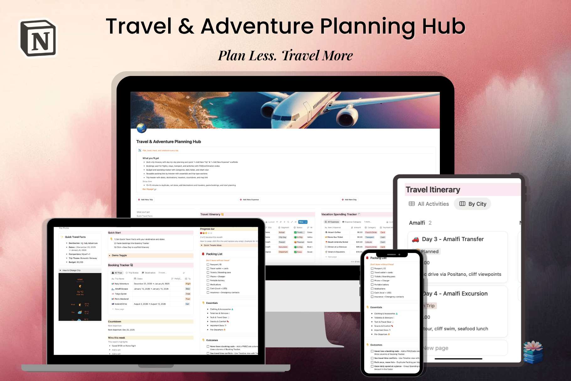 Travel & Adventure Planning Hub - Payhip