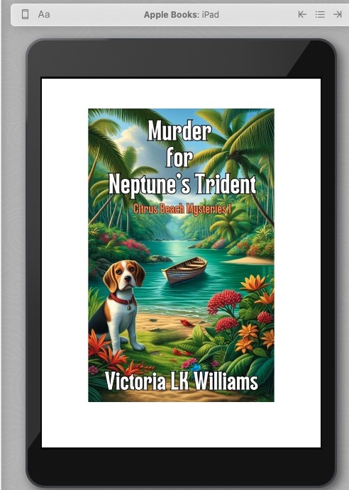 ebook cover on ipad, full color