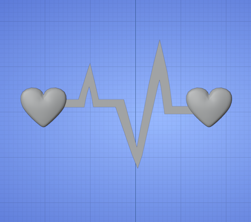 Pukei's Heartbeat Hairclip