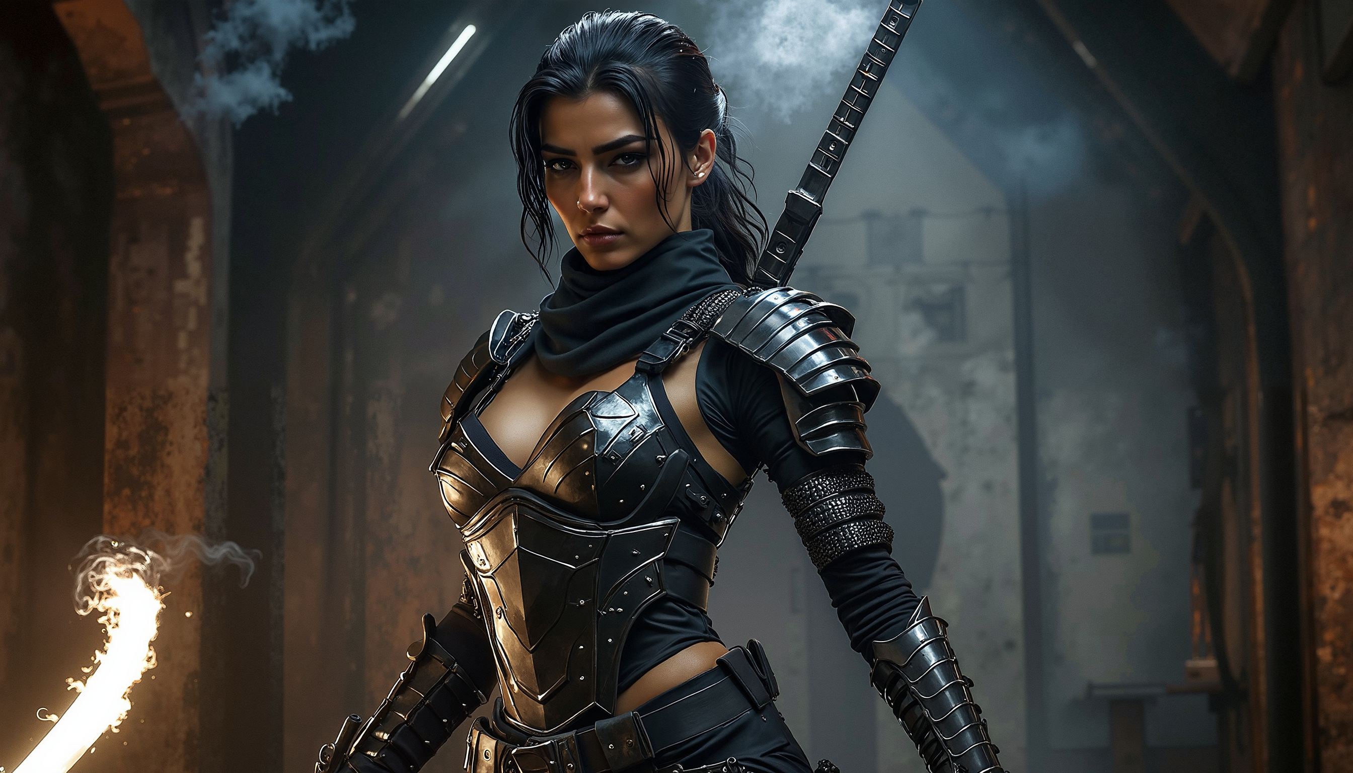 A turkish female member of the sisters of blades, which are female ninja assassin's