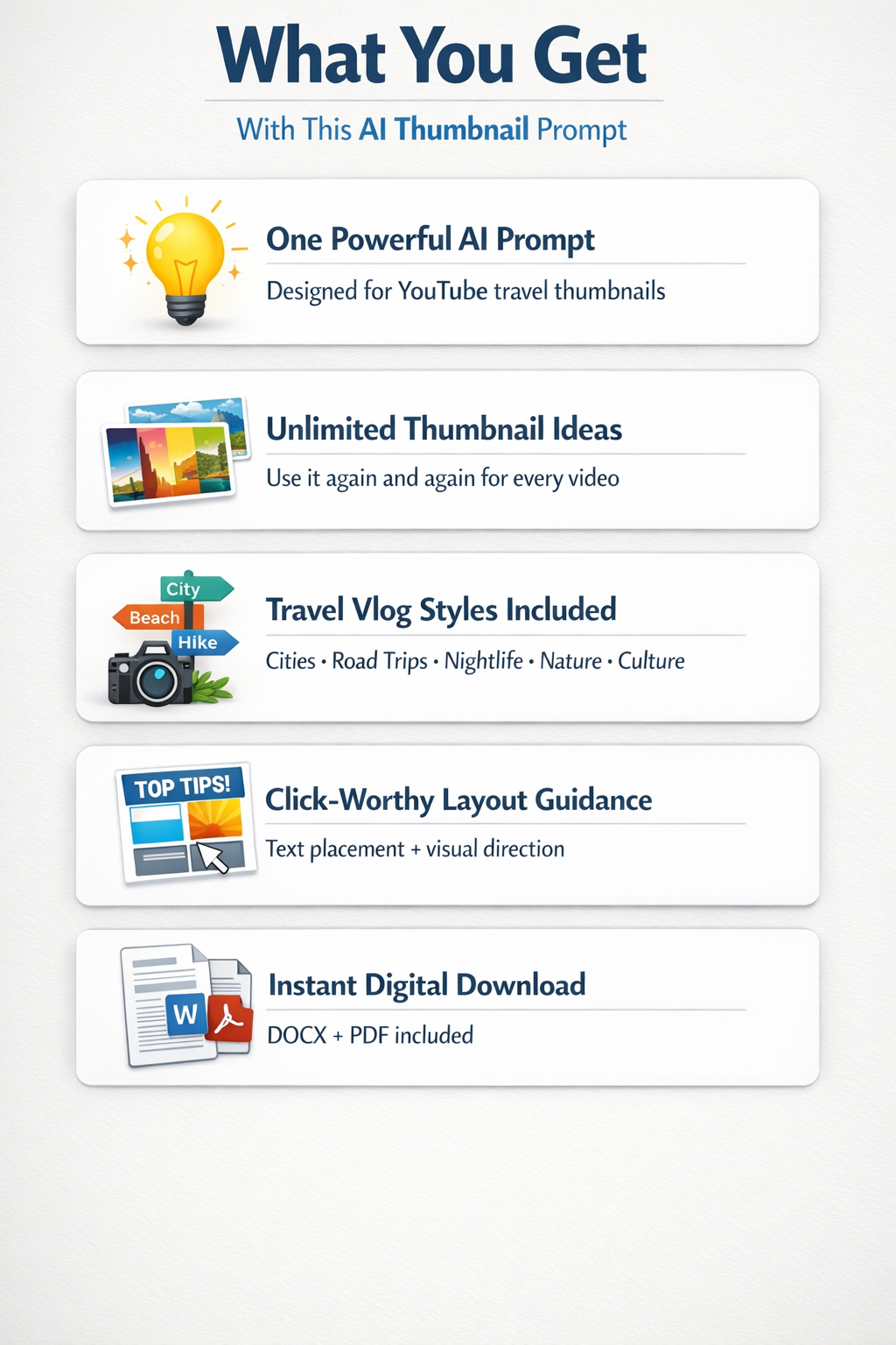 YouTube Travel Thumbnails That Get Clicks – AI Prompt