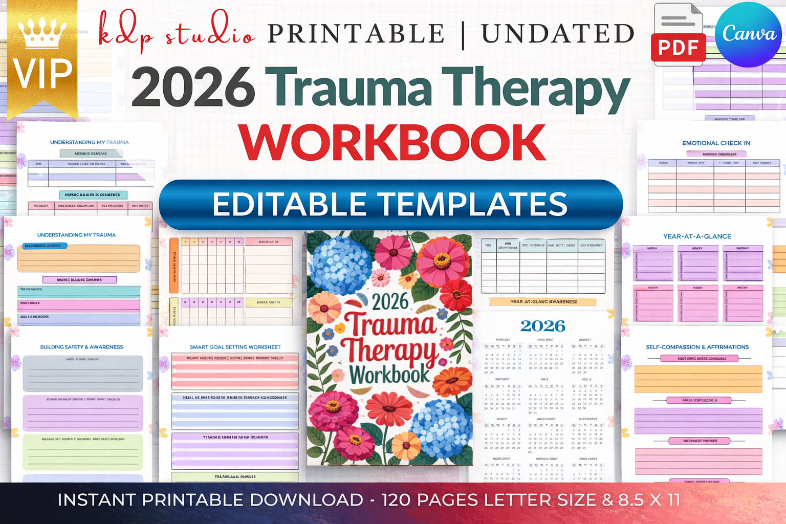 New Year 2026 Trauma Therapy Workbook - Payhip