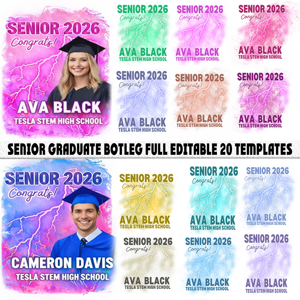 senior graduate, bootleg graduation, graduation canva template, senior tshirt design, grad bootleg template, class of 2026, graduation shirt design, canva graduation, editable grad template, graduation bundle, senior shirt design, graduation digital downl