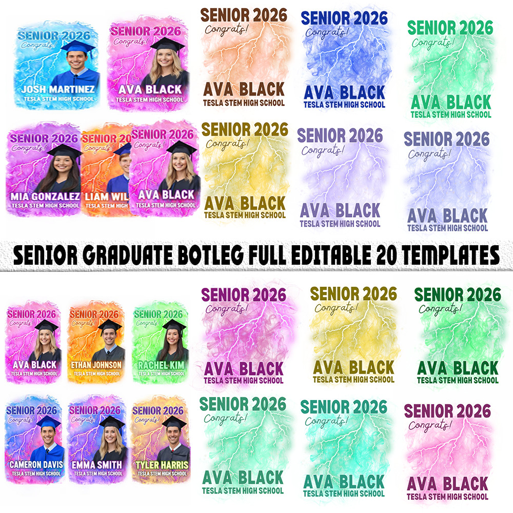 senior graduate, bootleg graduation, graduation canva template, senior tshirt design, grad bootleg template, class of 2026, graduation shirt design, canva graduation, editable grad template, graduation bundle, senior shirt design, graduation digital downl