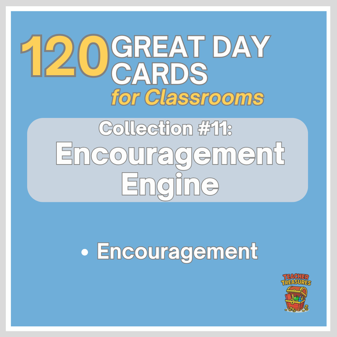 Great Day Cards - Set 11: Encouragement Engine (120 Daily Mindset Cards)